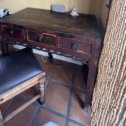 Rustic Wood Desk