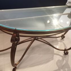 Glass Console Table