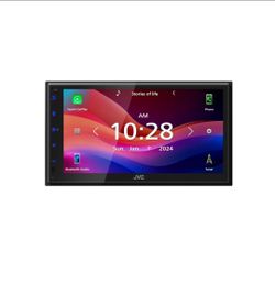 JVC KW-M595BT 6.8" Touchscreen Digital Multimedia Receiver with Apple CarPlay, Android Auto, Bluetooth, USB Mirroring, iDatalink Maestro Ready, Sirius