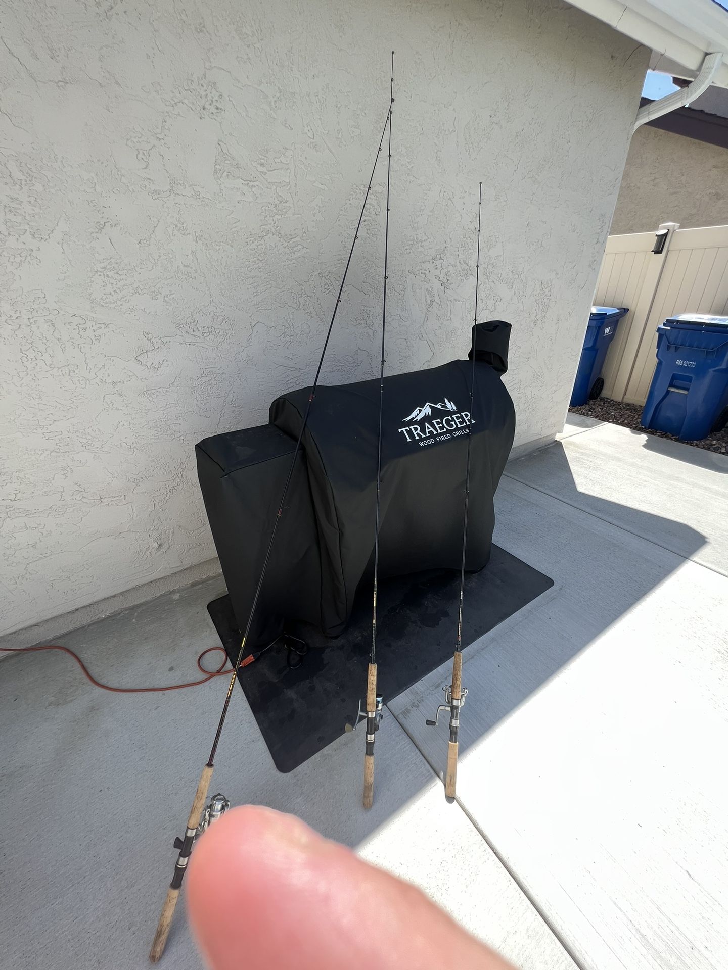 3 Silstar 8 Ft Fishing rods With Reels 25 EACH for Sale in Santee, CA OfferUp