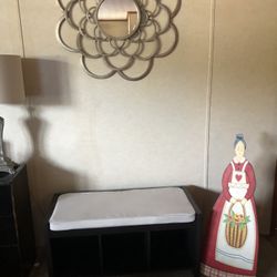 Bench With Cushion And Storage For Shoes Or Whatever
