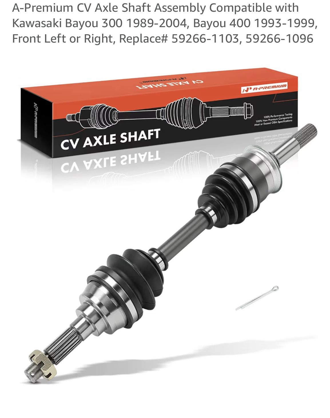 CV Axel Shaft