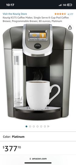 Keurig coffee maker k575 hot sale