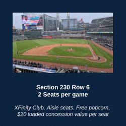 XFinity Club Braves Seats