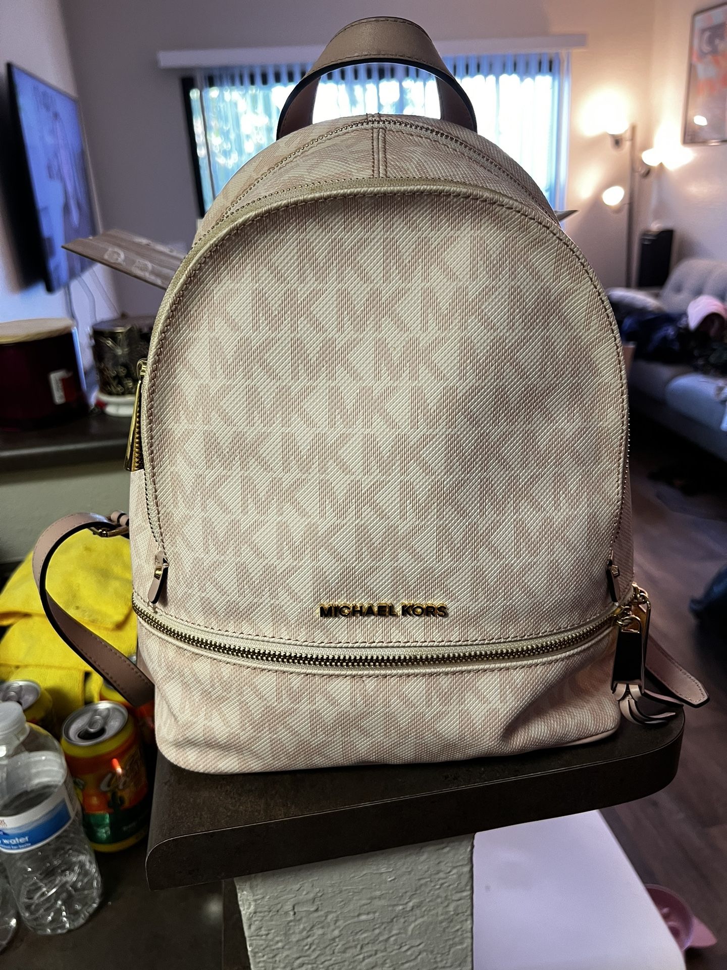 Michael Kors Pink Backpack