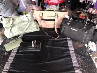 Assortment of purses and wallet