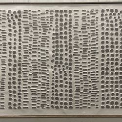 Wall Art – Textured Abstract Canvas Pebble & Stone Pattern