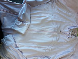 Light pink lululemon define jacket size 14 (barely worn)