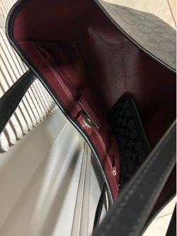 Coach bag with wallet