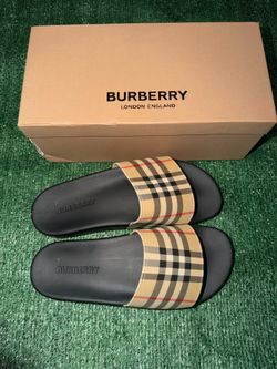 Burberry slides