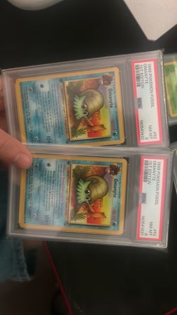 Cash Only — 1999 Pokémon Fossil 1st Edition Omanyte PSA 8