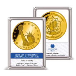 History of America Statue of Liberty Commemorative Coin - American Mint