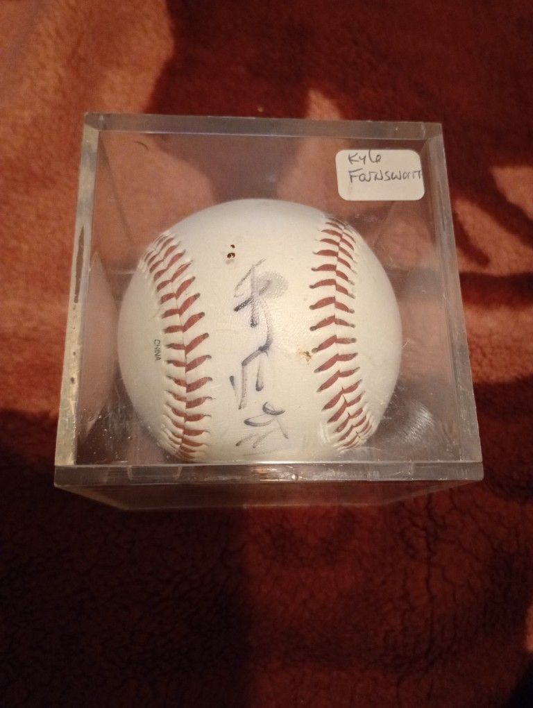Kyle Farnsworth and Mark Pryor Signed Baseball