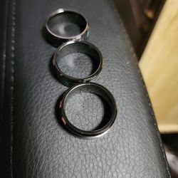 Black Ceramic Rings Lot