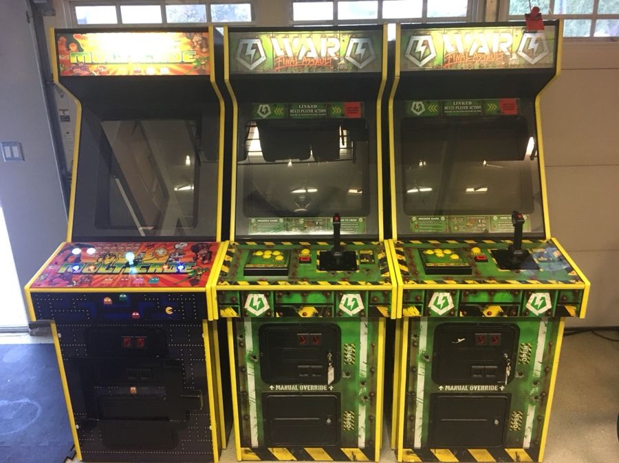 (2) Multiple game arcade / (2)war final assault arcade