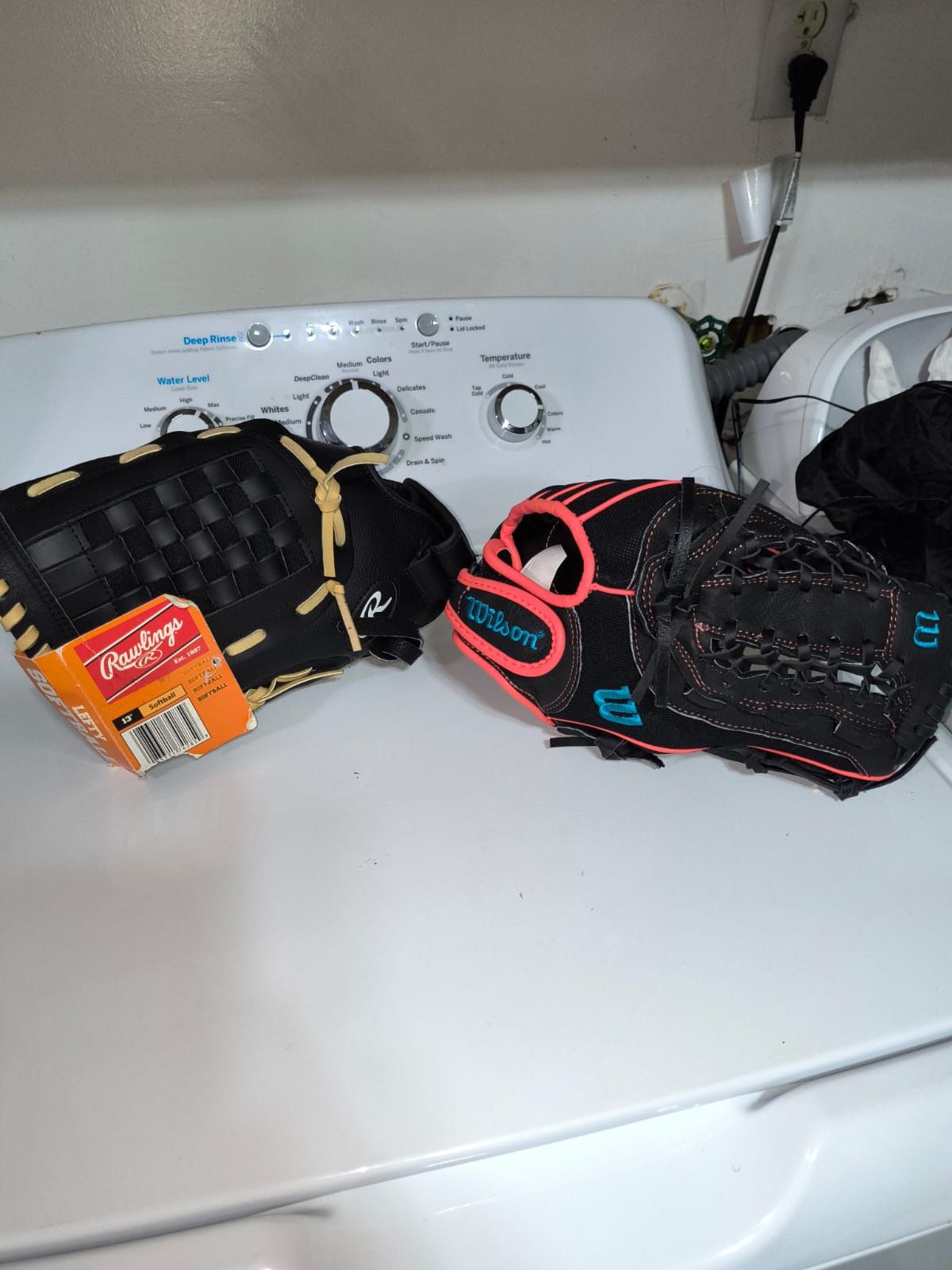 Lot Of Baseball Gloves
