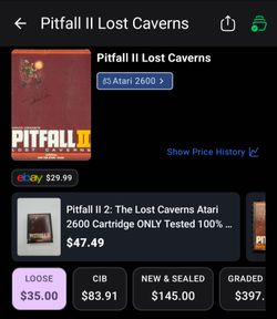 Pitfall 2 - Atari 2600
