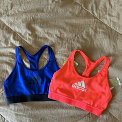 2 BRAND NEW! With Tags Adidas Women’s Sports Bras! 