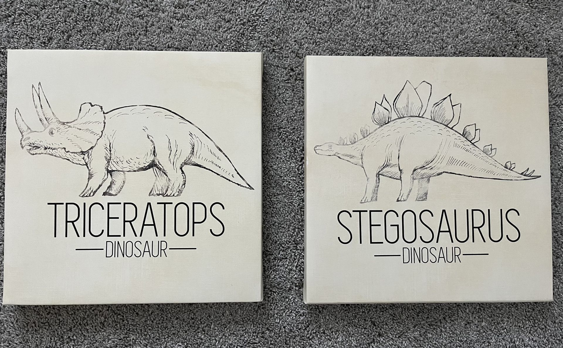 Set Of Two Wall Decor 12in X 12in