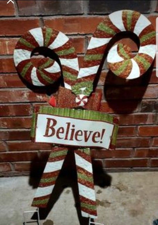 40in Christmas Glittery Outdoor Yard  Decoration 2ft x 40in