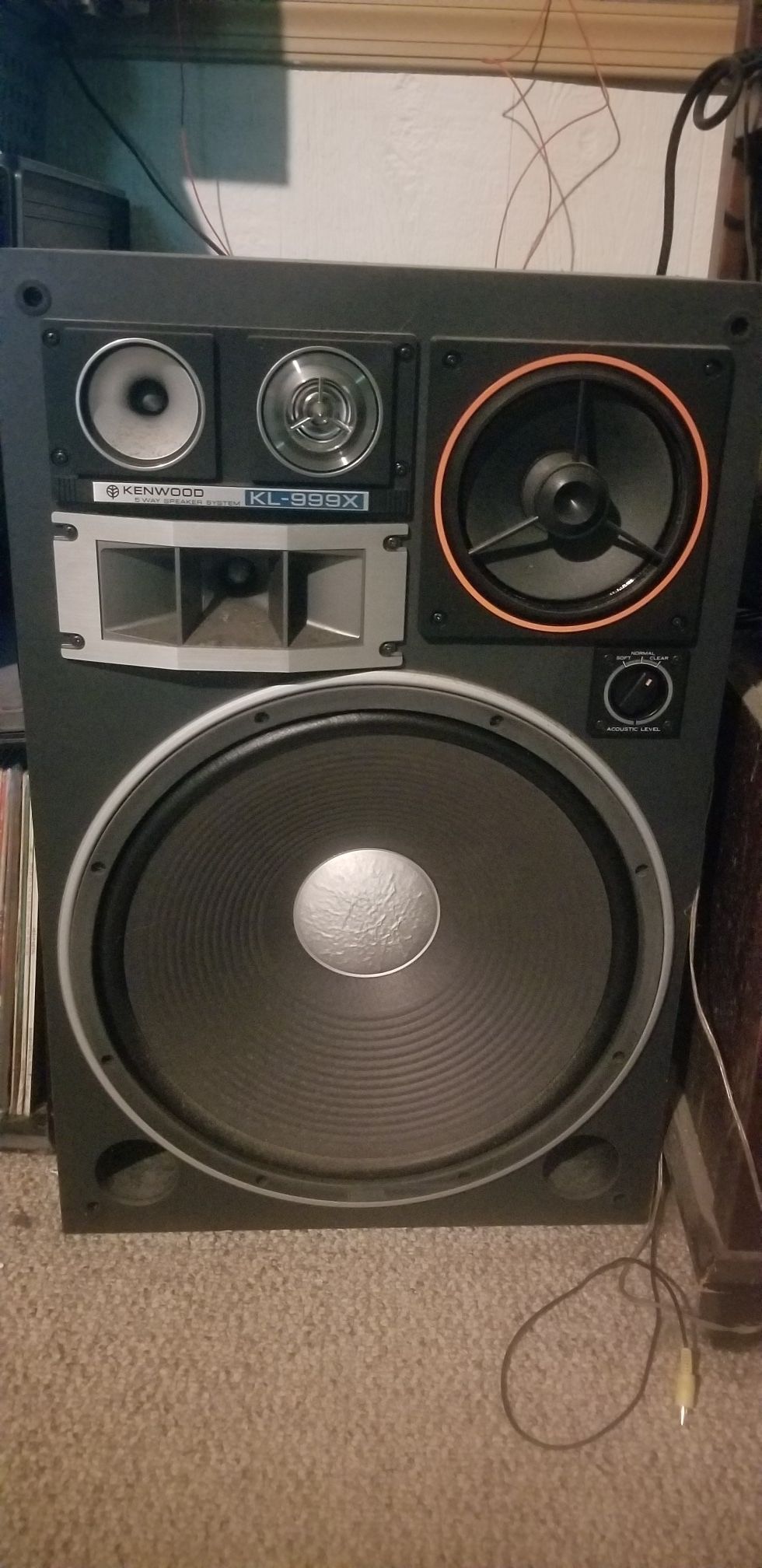 5 way!!! VINTAGE Kenwood KL-999x speakers!