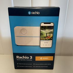 Rachio 3 Smart Sprinkler Controller 4 Zone 3rd Gen - 4ZULW-C