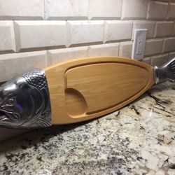 Cutting Board  Fish Shaped Like New