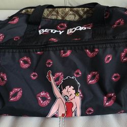 Betty Boop Vinyl Tote Gym Bag 