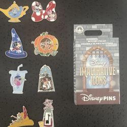 Disney Pins Complete Set Of Imaginative Icons 