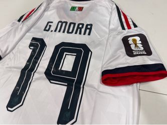 Adidas Mexico white Gilberto Mora jersey
