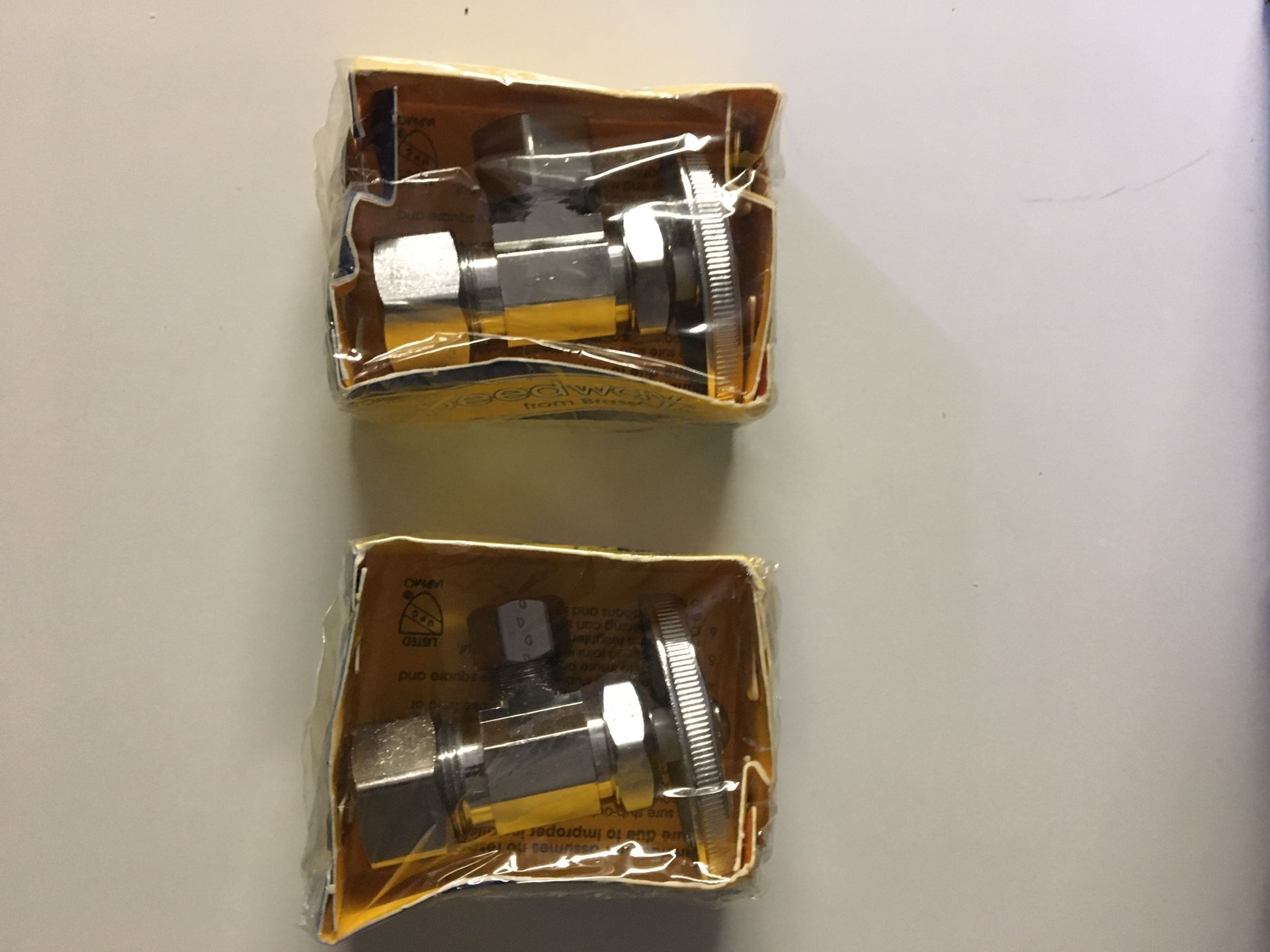 Shut off valves $3 each