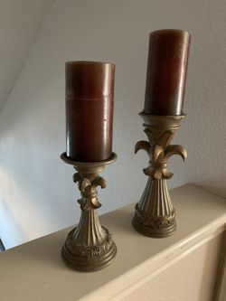 Set of candle holders