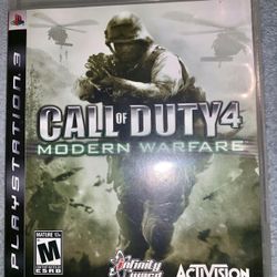 PS3 Game Call Of Duty 4