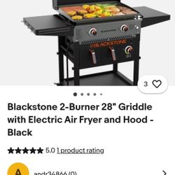 Blackstone Griddle  W/air Fryer 