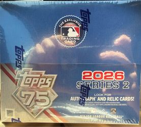 2026 Topps Series 2 Baseball Trading Cards Retail Box | 20 Packs | 14 Cards per Pack | Factory Sealed
