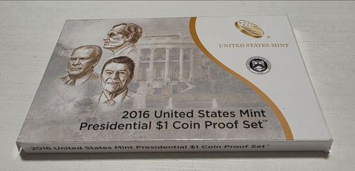 2016 US Mint Presidential $1 Coin Proof Set w/COA