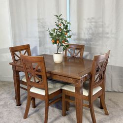Charming Kitchen Dining Table & 4 Chairs SOLID WOOD