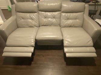 Recliner Gray Couch 