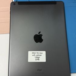 Ipad 7th Gen 128gb Wi-Fi Cellular 