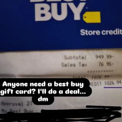 Best Buy Gift Card One Left 540$ 