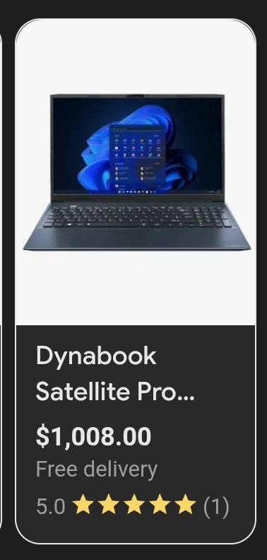 New In The Box Dyna Book Laptop