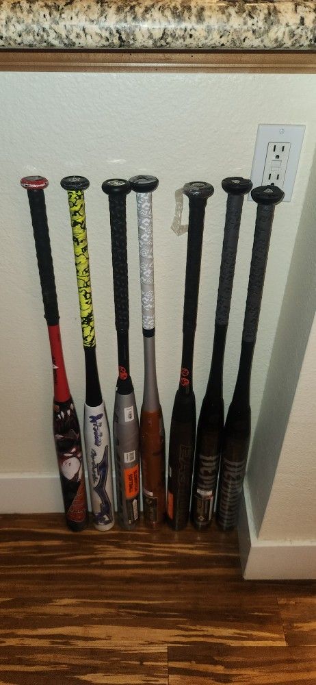 USA/ASA SOFTBALL BATS NEW AND USED