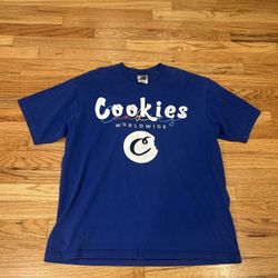 Cookies blue world wide T shirt  Size xl #skater #streetwear #summer Blue