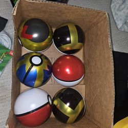 Pokemon Balls Tins New Empty 20.00 For The Lot