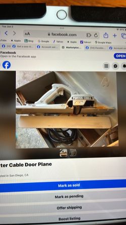 Porter cable door plane