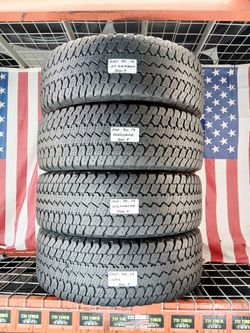 💰 Best deals are ca$h in person 4 USED TIRES 265 70 17 GOODYEAR WRANGLER ATS ALL TERRAIN 265/70R17