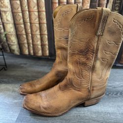 Lucchese Western Leather Boot Size 12