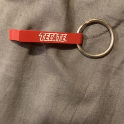 Vintage Tecate Bottle Opener Keychain