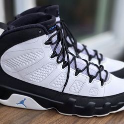 Size 11.5 - Jordan 9 Retro University Blue 2020