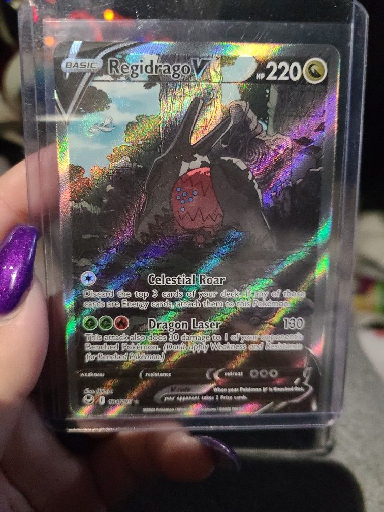 Regidrago V Alt Art Pokemon Card